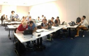 INTEGRANTES DO JOVENS CONSTRUINDO O FUTURO PARTICIPAM DO 1º DOJO DO BRASIL