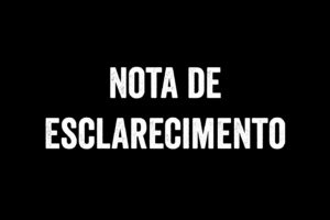 Nota de Esclarecimento