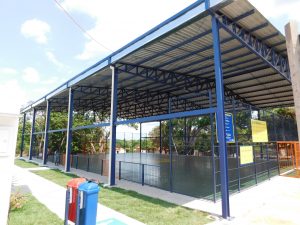 Em parceria com a Fundação Cruyff, inauguramos a primeira quadra esportiva Cruyff em Timbiras, no Maranhão