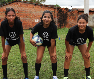 Nova parceria com o clube Botafogo de Futebol e Regatas para incentivar meninas no esporte